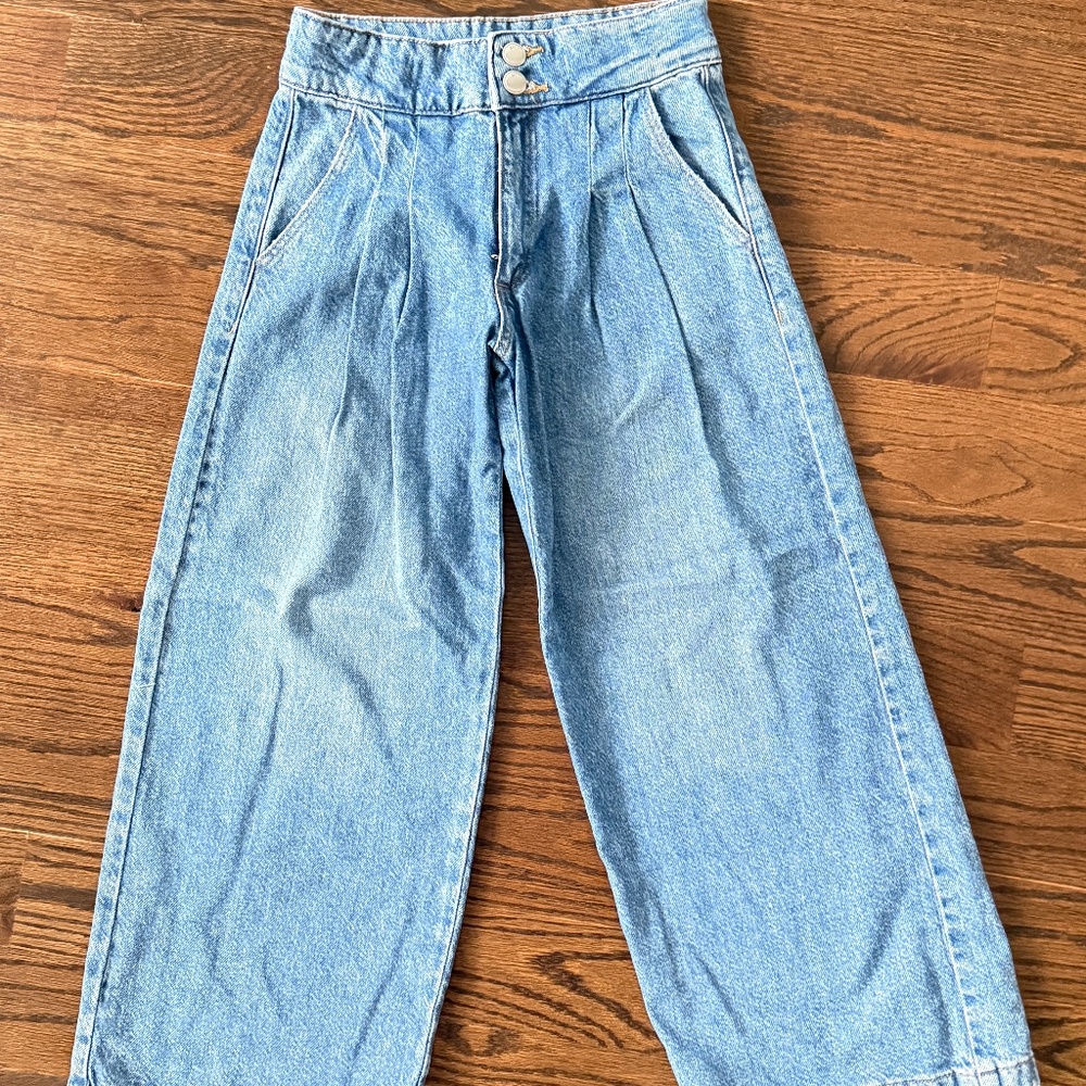 Like New! Girls Wide-Leg Zara Jeans Size 9/10